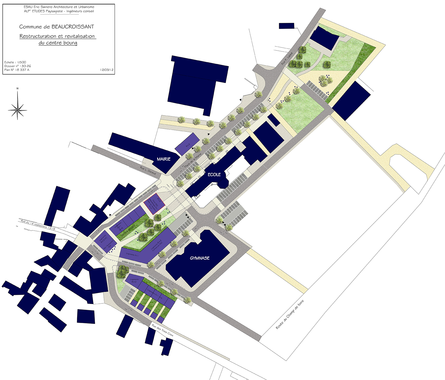 Beaucroissant financement centre village 2012